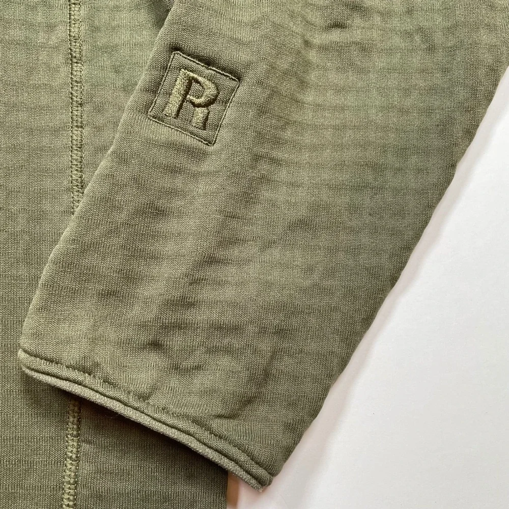 Patagonia Mens R1 Regulator Quarter Zip Fleece Pullover Olive Green Medium